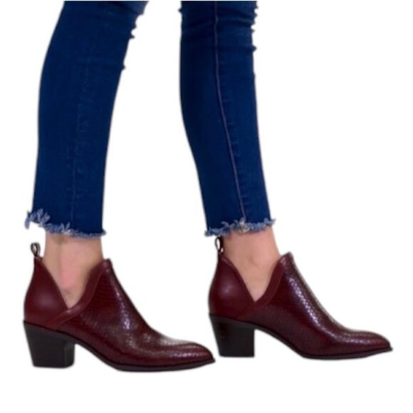 JOURNEE COLLECTION TERRI Women's Booties Block Heel Ankle Boot Brown Size 6 - Picture 5 of 9